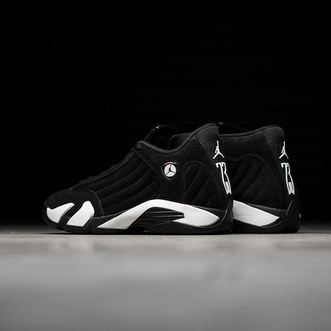 Air Jordan 14 Retro 'Black White' - Black/White