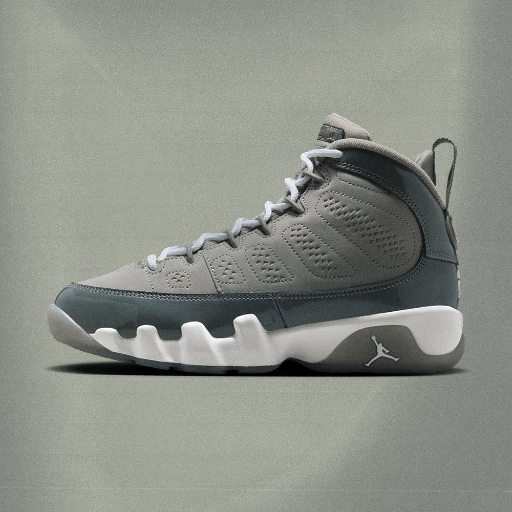 エアジョーダン9G MEDIUM GREY/WHITE-COOL GREY Air Jordan 9 Retro 'Cool Grey' (GS) - Medium Grey/Cool Grey