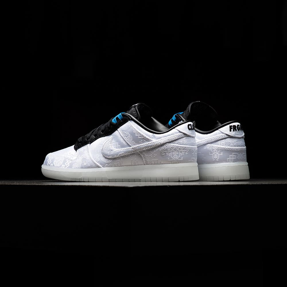 CLOT × Fragment × Dunk Low White/Black - ファッション