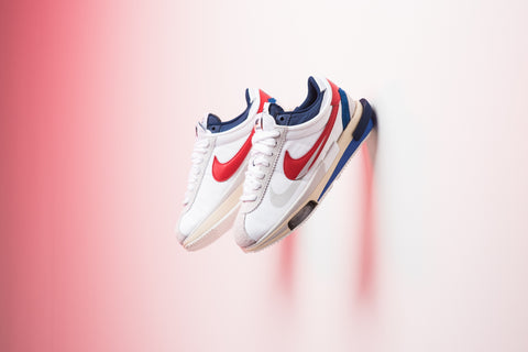 Nike x sacai Zoom Cortez 'White/University Red'