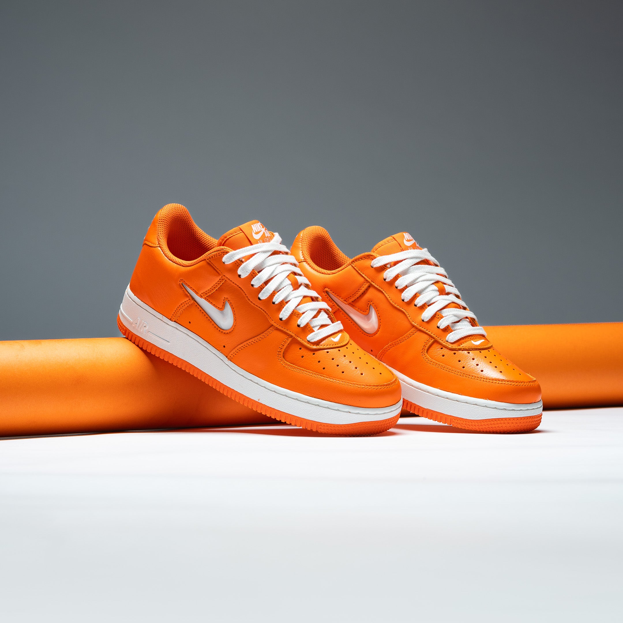 Nike Toddler Force 1 Low SE Vivid Orange/Summit White-Gridiron