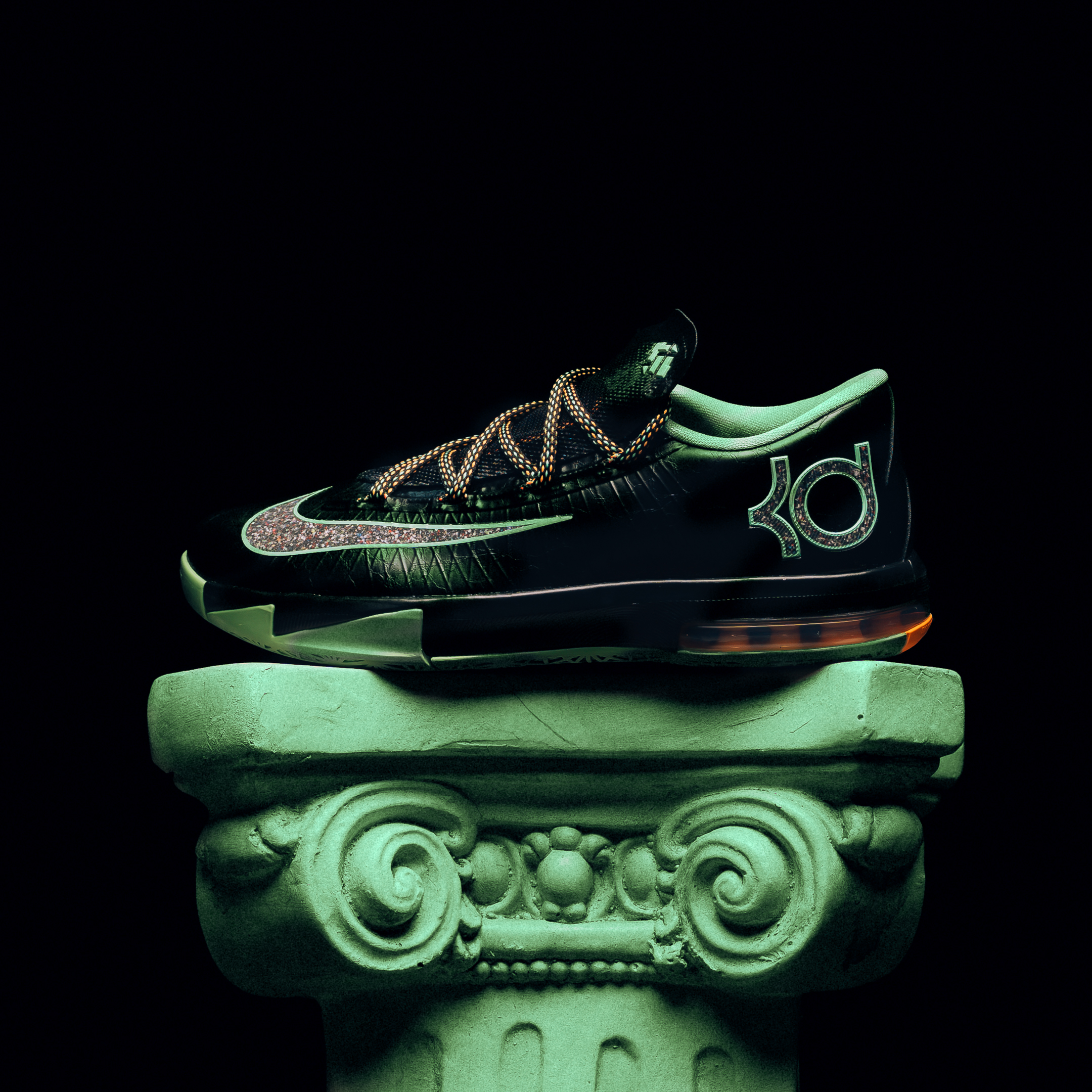 Nike KD 6 'Night Vision' - Black/Multi-Color – Sneaker Politics Nike KD 6 'Night Vision' - Black/Multi-Color – Sneaker Politics