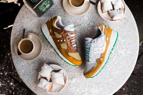 Politics x Saucony X Cafe Du Monde Collaboration