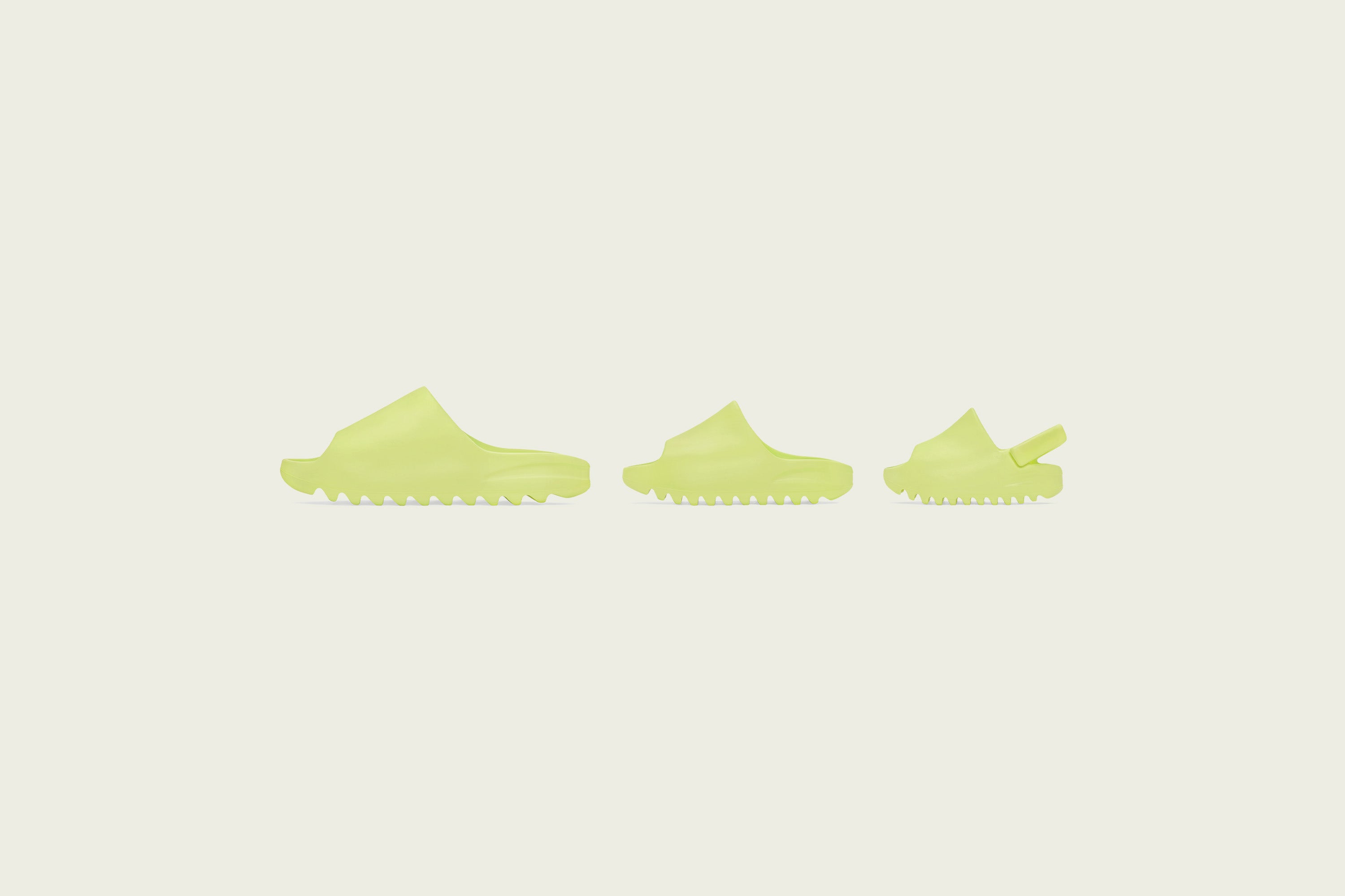 yeezy slide glow green raffle