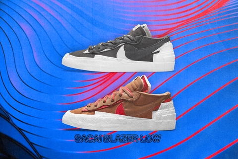 Nike x Sacai Blazer Low Suede