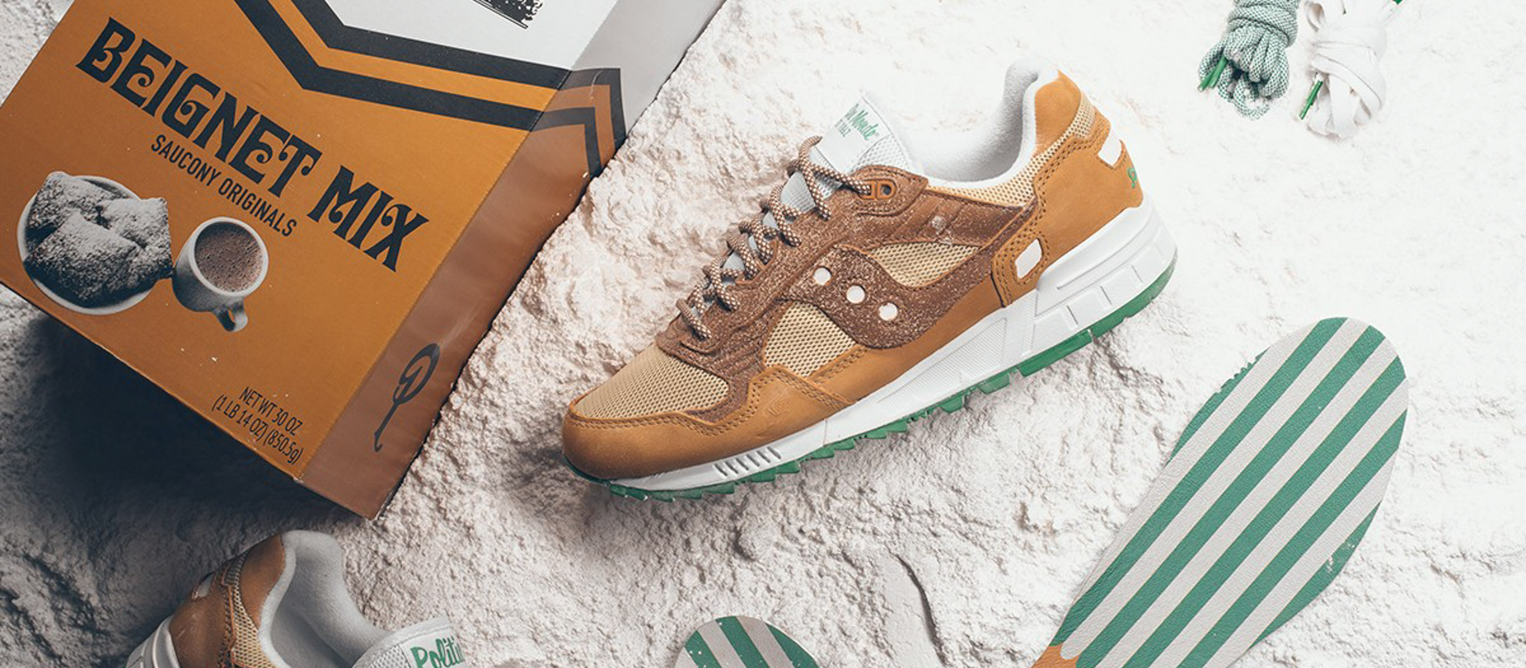 Saucony X Sneaker Politics X Cafe Du Monde Reservation Saucony X
