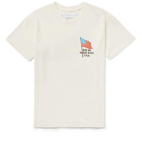 One Of These Days American Flag Tee - Bone