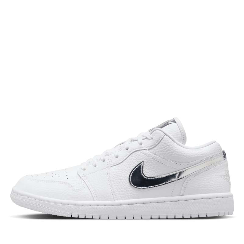 Women's Air Jordan 1 Low SE - White/Metallic Silver – Sneaker Politics