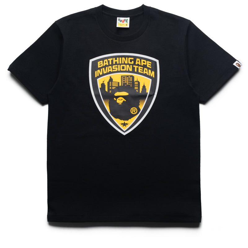 A Bathing Ape Security Emblem Tee - Black – Sneaker Politics