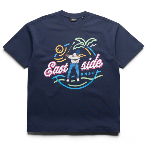 Eastside Golf Limited Edition Paradise Tee - Midnight Navy