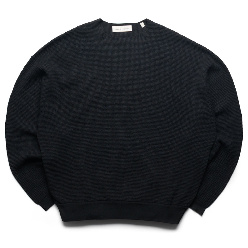 た*ば様 FEAR OF GOD ESSENTIALS ニット ブラック S Sneaker Politics