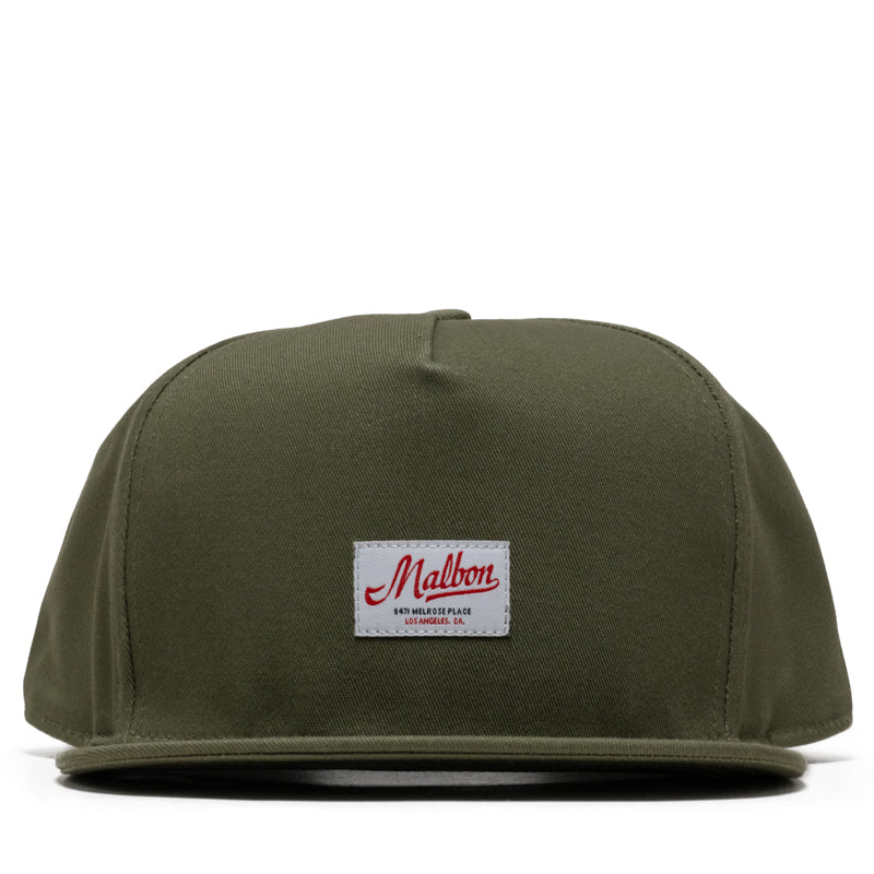 Malbon Golf Benchmark Snapback - Military Green – Sneaker Politics