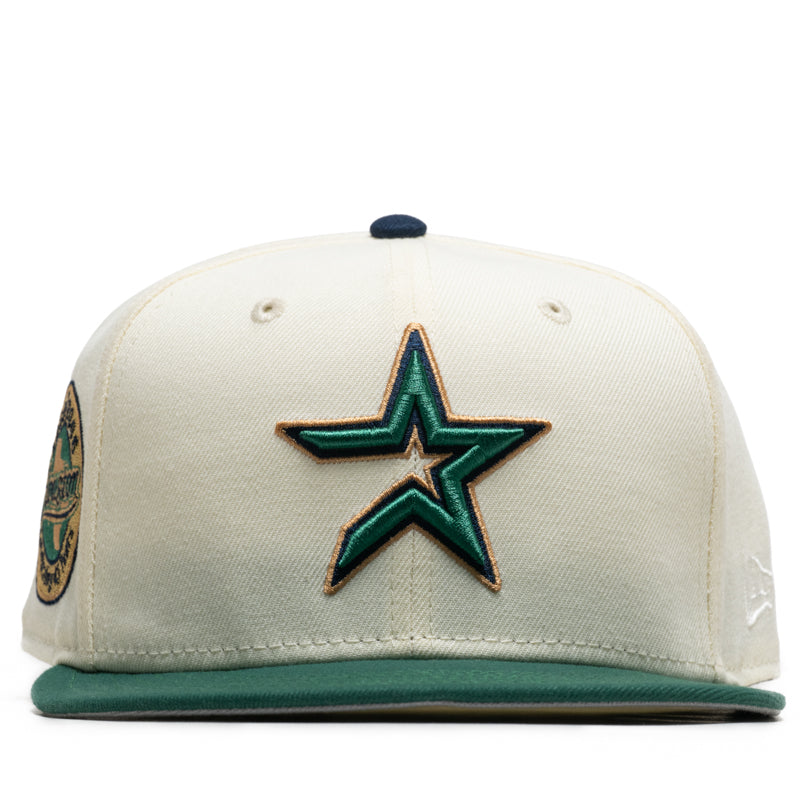 New Era x Politics Houston Astros 59FIFTY Fitted - Chrome/Emerald