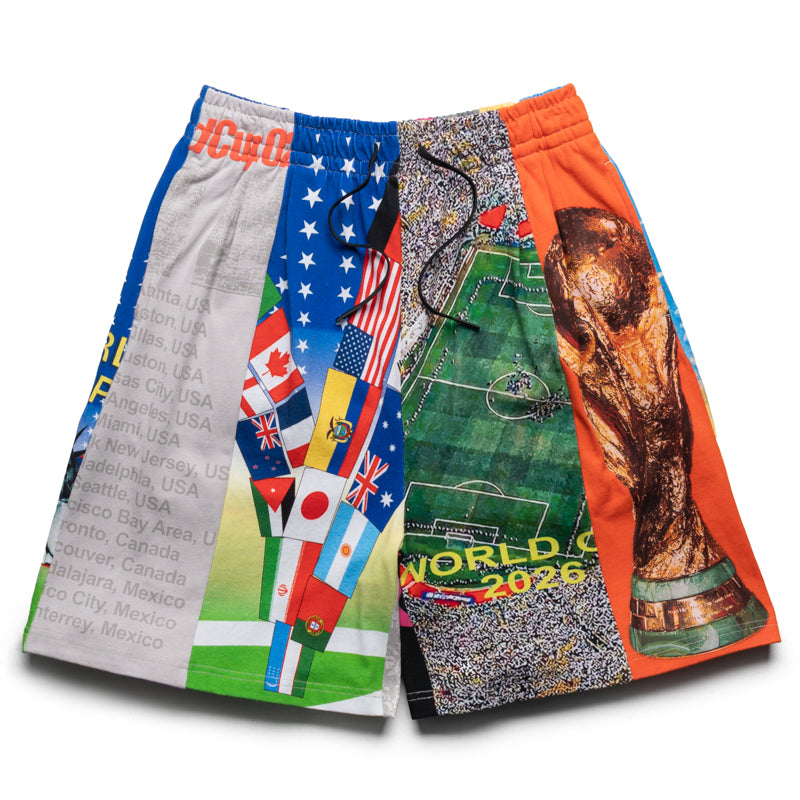 パンツ POSTOVERALL / Shorts Pleasures World Cup Wide Shorts - Multi – Sneaker Politics