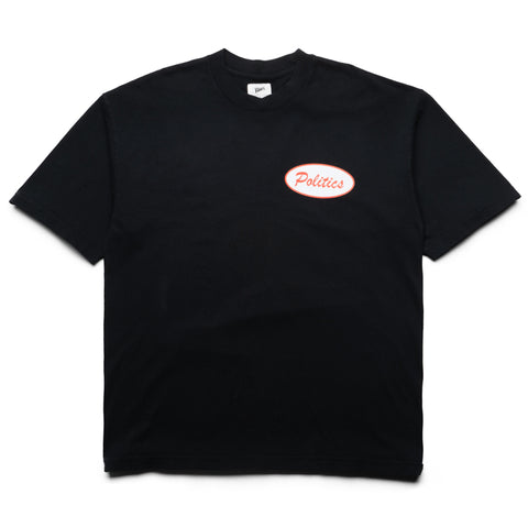 Politics Sponsor Tee - Black