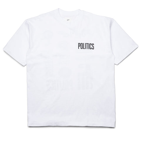 Politics Bootleg Tee - White