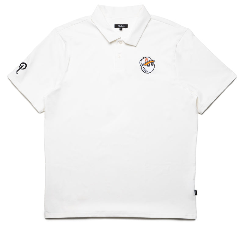 Tシャツ・カットソー Malbon Golf Bucket Mesh Mix Polo T-Shirt WHITE MAN M4321PTS0 Genuine Malbon Golf BUCKET MESH MIX POLO T-SHIRT SKY BLUE