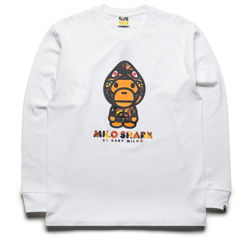 激レア APE マイロ モノグラム ポロシャツ M kaws シャーク A Bathing Ape Bape Baby Milo Kaws Collaboration T-Shirt Mens Size