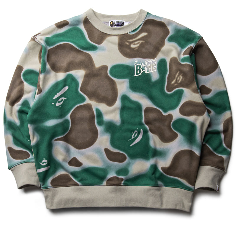 Bape glow in the dark crewneck best sale