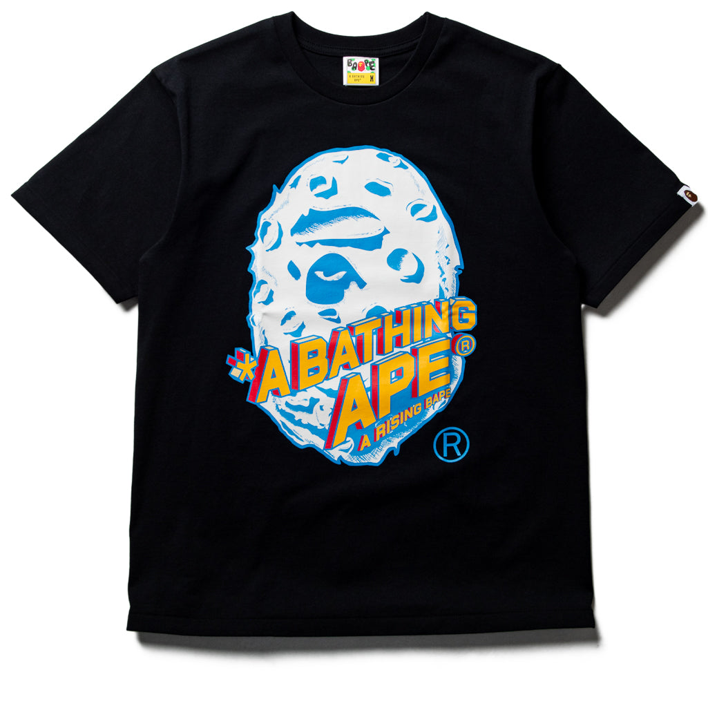 A Bathing Ape Moon Ape Head Tee - Black