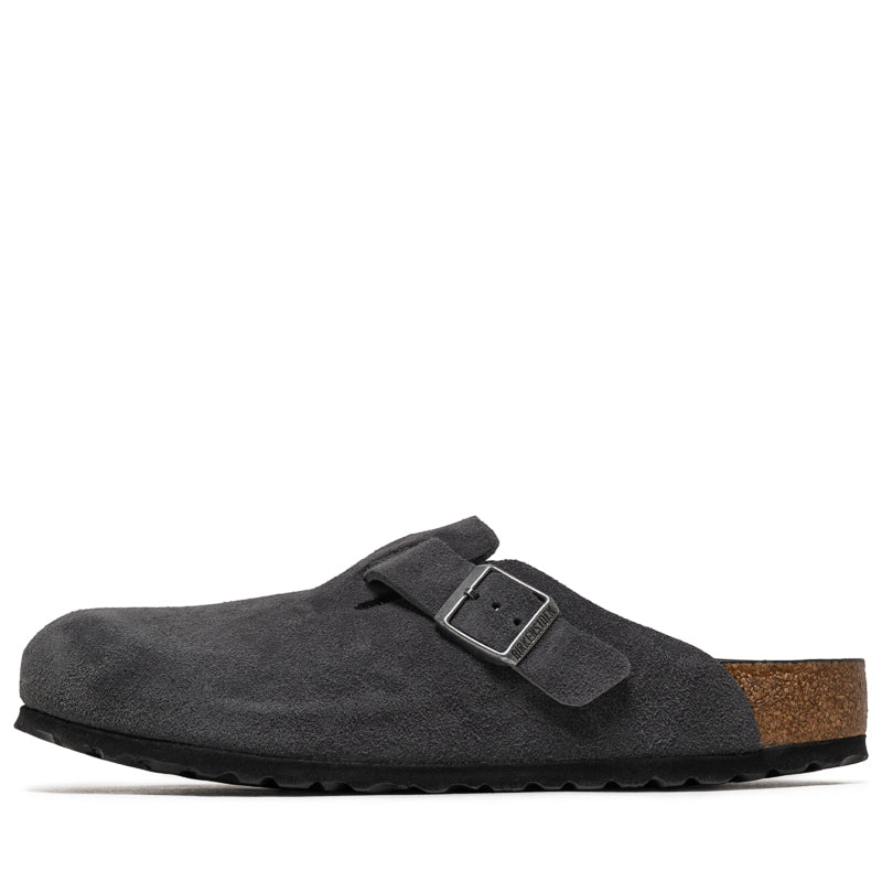 Birkenstock Boston Soft Footbed Suede - Charcoal – Sneaker Politics