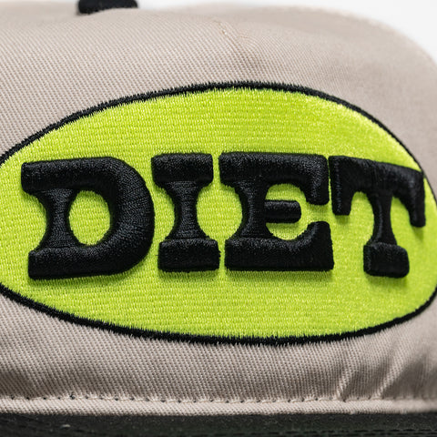Diet Starts Monday Oval Hat - Beige/Black