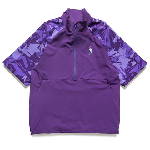 Eastside Golf 1/2 Zip Nylon Wind Shirt - Violet