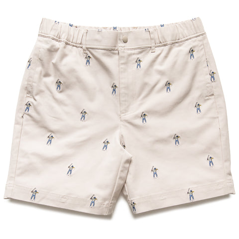 Eastside Golf Embroidered Woven Short - Pumice