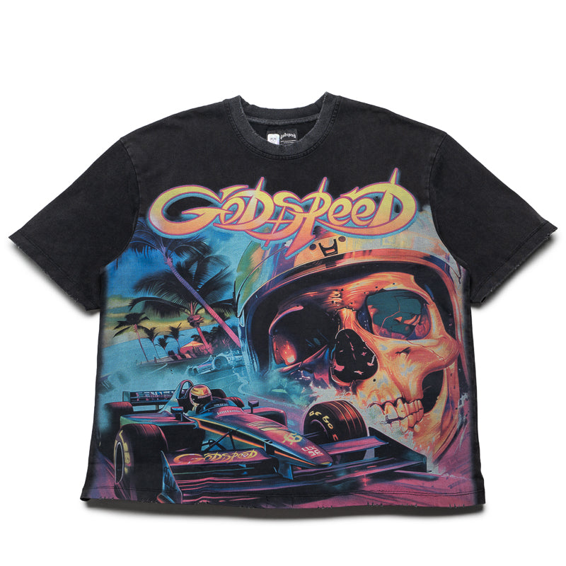 氣志團 Tシャツ GOD SPEED You Saturday night godspeed-stoner-skeleton-long-