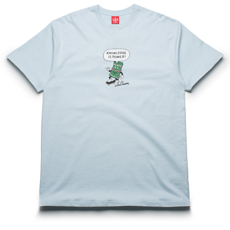 Tシャツ・カットソー Icecream SS24 T-SHIRT (IC23438 BLUE) Icecream We Serve It Best T-Shirt in Blue | SVD