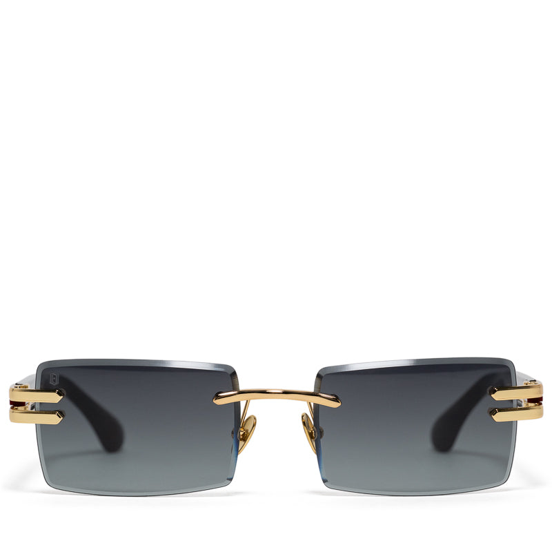 Unisex AONOR Sunglasses One Size Black and Gold Anso 2.0 Sunglasses - Black Gold | O main image 3