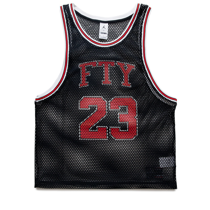 Free The Youth x Jordan Basketball Jersey - Black/Light Crimson