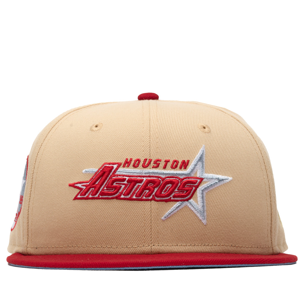Houston Astros New Era White on White 59FIFTY Fitted Hat