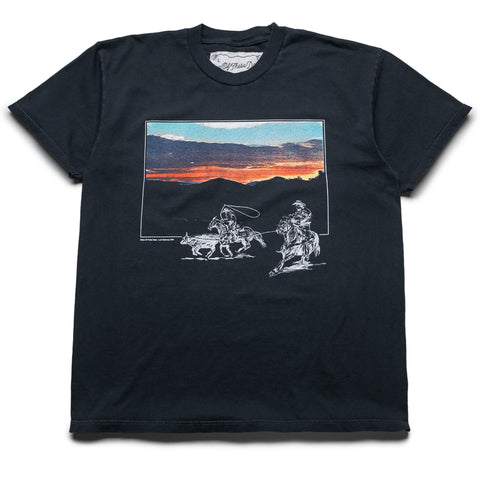 One Of These Days In Another Time Tee - Washed Black