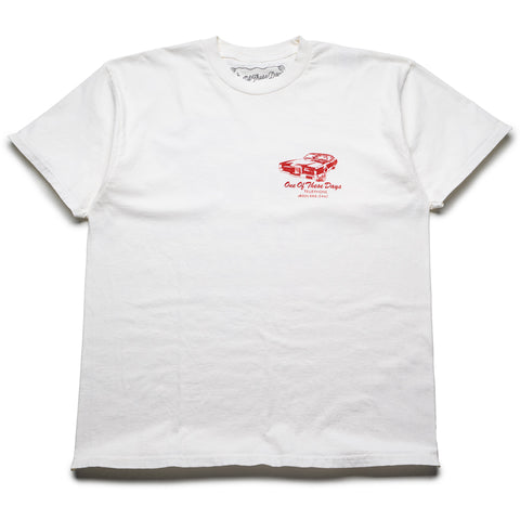 One Of These Days Tire Service Tee - Bone