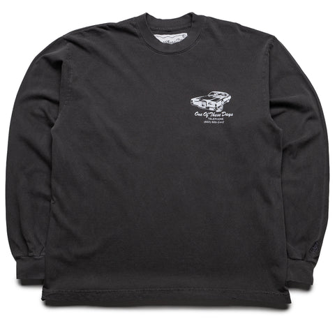One Of These Days Tire Service L/S Tee - Washed Black