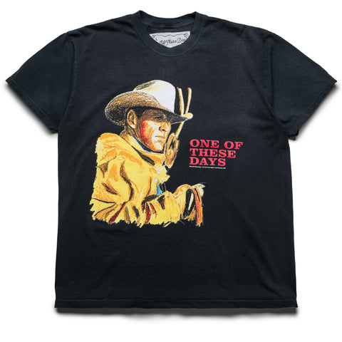 One Of These Days Tomorrow Never Knows Tee - Sun Faded Black