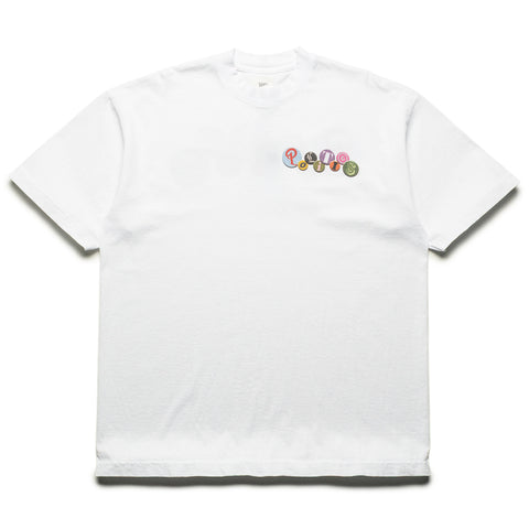 Politics Buttons Tee - White