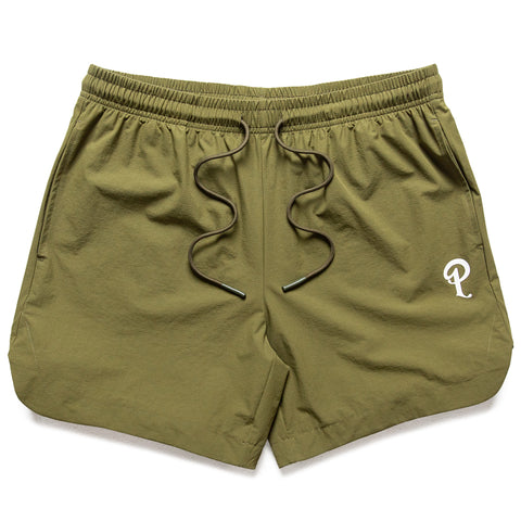 Politics Stride Short - Olive