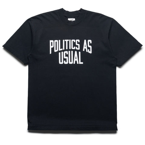 Politics As Usual Tee - Black