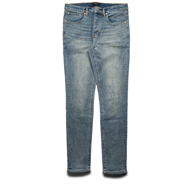 Purple Brand Low Rise Skinny Leg Color Weft Buckshot Jean - Mid