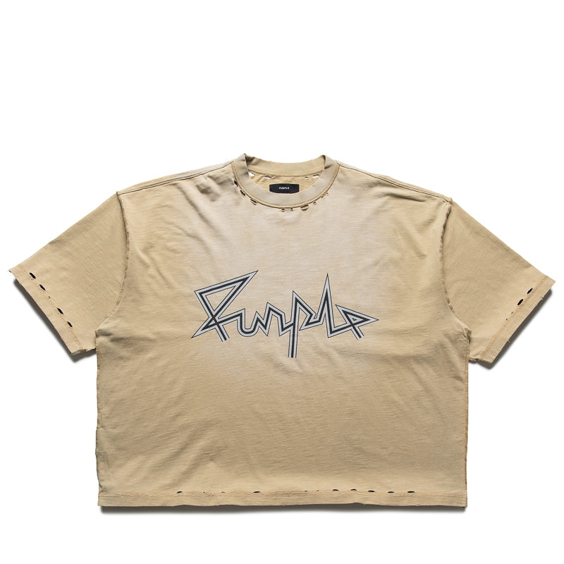 Purple Brand Voltage Script Tee - Khaki – Sneaker Politics