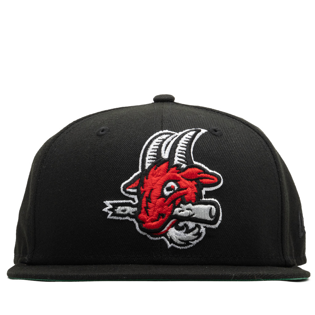 HARTFORD YARD GOATS Goat Patch New Era 59Fifty Fitted Hat (Vegas Gold Real  Tree Gray Under Brim) in 2023