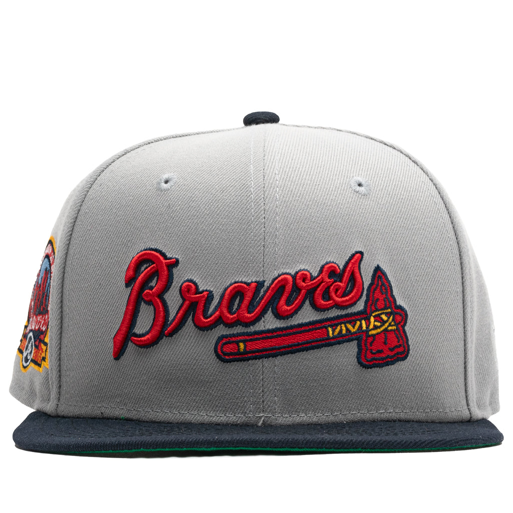 New Era Atlanta Braves 59FIFTY Authentic Collection Hat Navy/Red 8