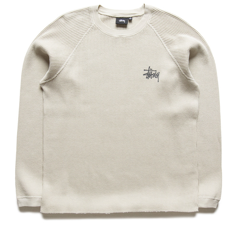 Stussy Raglan Thermal Basic Stock - Bone – Sneaker Politics