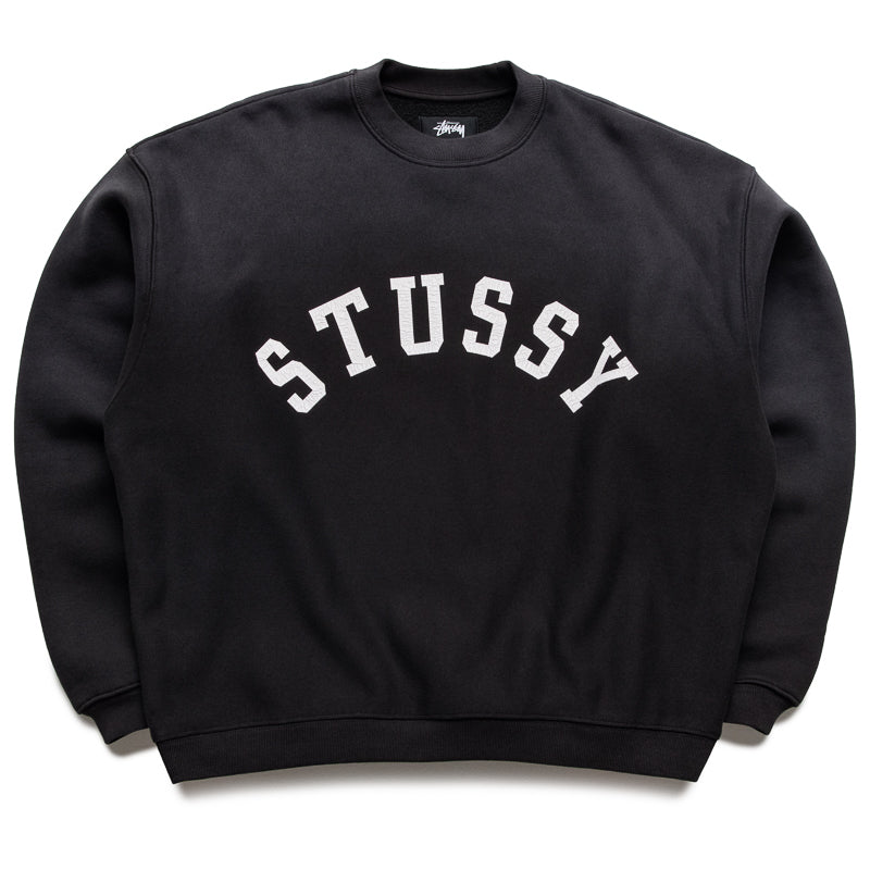 Stussy Sun Faded Oversized Crew - Black – Sneaker Politics
