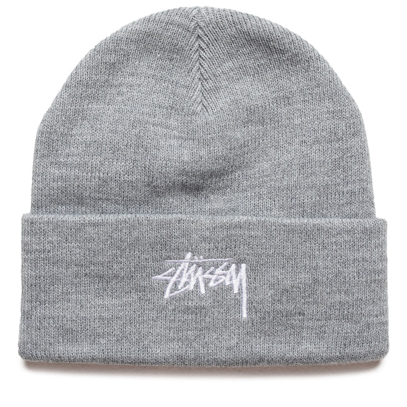 Stussy Stock Cuff Beanie - Grey Heather – Sneaker Politics