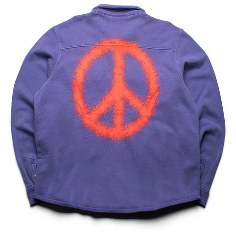 Supervsn Peace Over Shirt - Purple