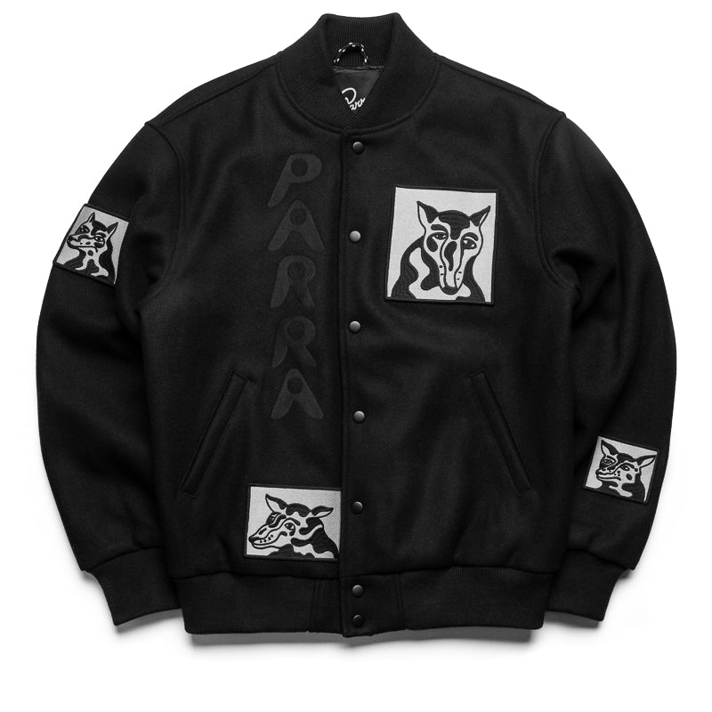 by Parra Dog Faced Varsity Jacket Black XL