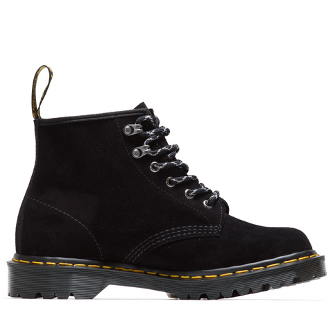 Dr. Martens Repello Calf Suede 101 Ankle Boots - Black